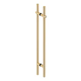 CLLP, Locking Ladder Pull, 304 tube in 1/16" thickness — CLLP48 — Brushed Gold — 48"