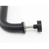 CM16512, Singled Side, Ø 1"X 12"(CTC), Solid Aluminum Straight Pull Handles. Clear Anodized — CM16512-MB — Matte Black