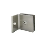 CSGC037, Fixed Panel Square Clamp With Leg for Frameless Shower Door — CSGC037