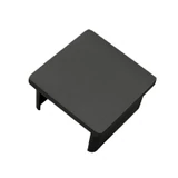 CEC-40X40, End cap for 1 5/8" x 1 5/8" slotted tube, Square — CEC-40X40 — Matte Black