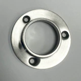 CFG-D424, Flange for Ø 1-5/8" & Ø1-3/4" slot tube — CFG-D424 — Brushed Stainless Steel