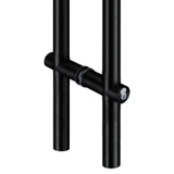 CLLP, Locking Ladder Pull, 304 tube in 1/16" thickness — CLLP48 — Matte Black — 48"
