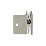 CSGC037, Fixed Panel Square Clamp With Leg for Frameless Shower Door — CSGC037