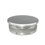 CEC-424, Flat End Cap for Ø 1 3/4" diameter Round Handrail Tube — CEC-424 — Brushed Stainless Steel