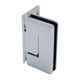 CC0L044, Wall Mount Offset Back Plate Shower Door Hinge — CC0L044