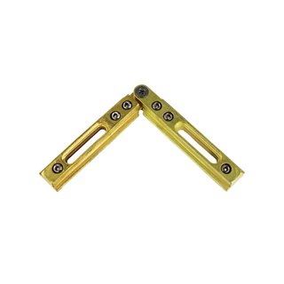BHC373, CRL Brass Adjustable Corner for the Deluxe Header Kit — BHC373