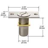 AMR209, CRL Dust Proof Keeper Locking Option — AMR209 — Brushed Nickel