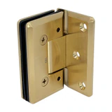 CC0L344, Adjustable, Wall Mount Offset Back Plate Shower Door Hinge — CC0L344