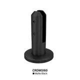 CRDMS160, Round Spigot Size: Ø 2" x 6 1/4" Height ,Duplex 2205 — CRDMS160 — Matte Black