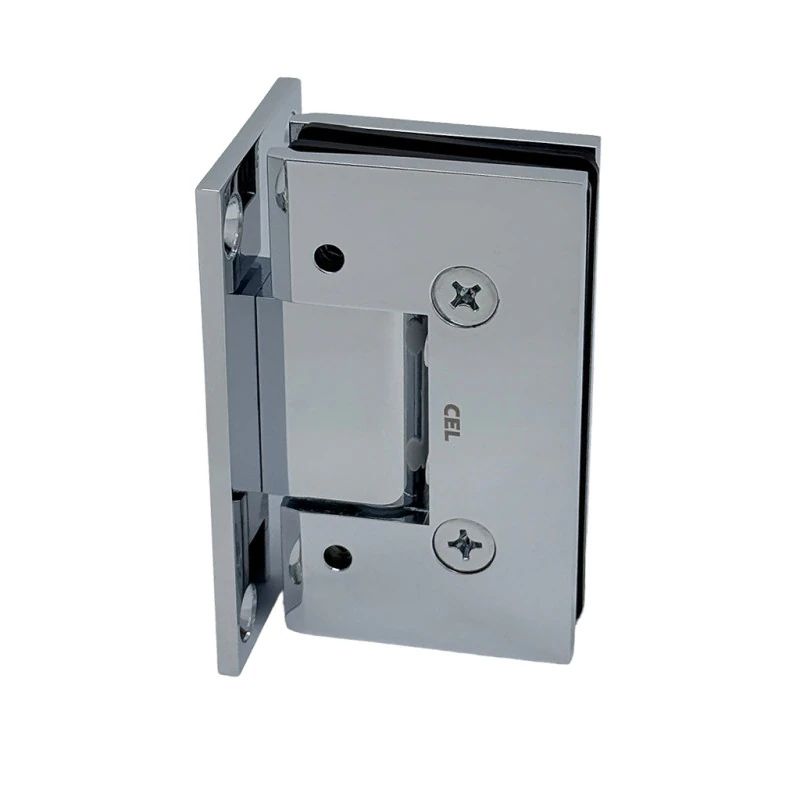 CV1E337, Adjustable Wall Mount Full Back Plate Hinge for Shower Door — CV1E337