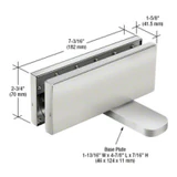 CRL380, CRL Hydraulic Patch Fitting with 2-9/16" Setback - No Hold Open — CRL380A — Satin Anodized
