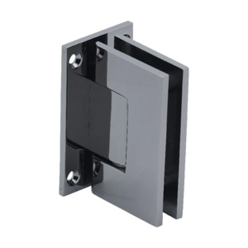 GEN037GM, CRL Gun Metal Geneva 037 Series Wall Mount Full Back Plate Standard Hinge — GEN037GM