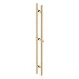 CLLPA84, 84" Locking Ladder Pull, 316 Stainless Steel Tube in 1/16" Thickness — CLLPA84 — Brushed Gold