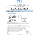 CPH20 Top Door Patch Fitting With CPF20-INS — CPH20 — Aluminum