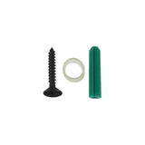 CSGC037, Fixed Panel Square Clamp With Leg for Frameless Shower Door — CSGC037