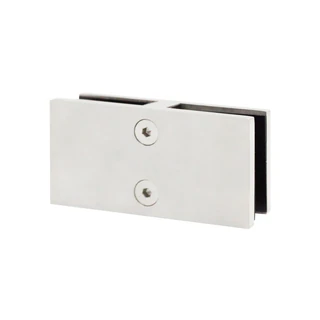 CGTGS180, 180° Railing Glass to Glass Clamp — CGTGS180-PSS — Polished Stainless Steel