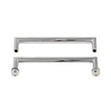 CMT, Round Tubing Mitered Corner Back to Back Pull Handle — CMT24X24