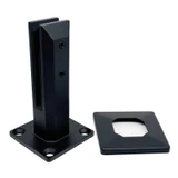 CSDMS188S, Square Spigot for Stair, Size: 2" x 7-7/16" Height ,Duplex 2205 — CSDMS188SL — Matte Black — Left Side