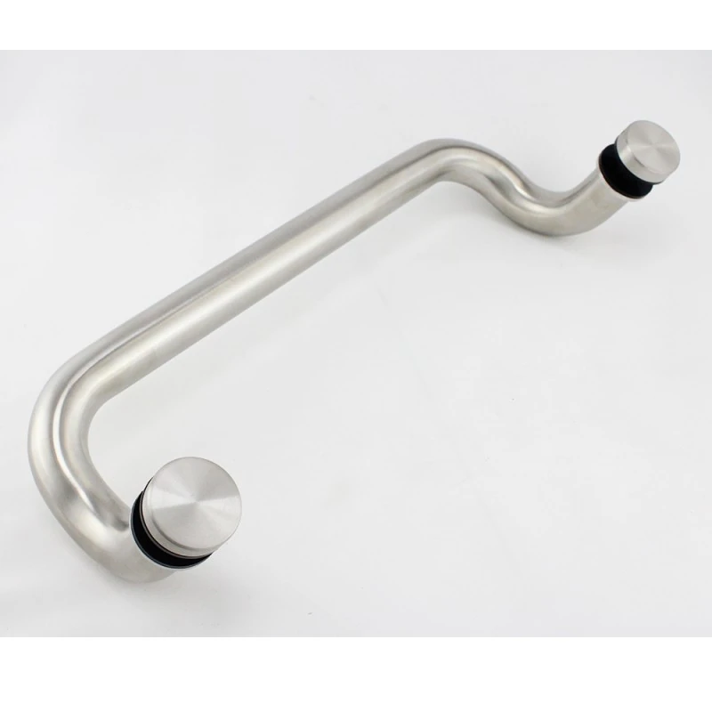 CM17412, Ø 1 X 12"(CTC), Singled-Side Offset Pull Handles Brushed Stainless Steel — CM17412-SSS