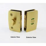 C700C, Glass Swinging Door Lock with Indicator for 3/8" & 1/2" Glass — C700C
