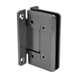 CC0L337, Adjustable Wall Mount 'H' Back Plate Hinge for Frameless Shower Door — CC0L337