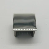 CEC-40X40, End cap for 1 5/8" x 1 5/8" slotted tube, Square — CEC-40X40 — Polished Stainless Steel