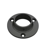 CFL-424, Round Flange Stainless Steel 316 for Ø 1 3/4" Diameter Round Handrail Tube — CFL-424 — Matte Black