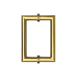 CMT, Round Tubing Mitered Corner Back to Back Pull Handle — CMT6X6