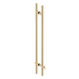 CLLPA48, 48" Locking Ladder Pull, 316 Stainless Steel Tube in 1/16" Thickness — CLLPA60 — Brushed Gold — 60"