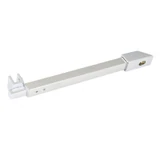 C2863, FRAMELESS SHOWER DOOR, SQUARE FIXED PANEL WALL TO GLASS SUPPORT BAR — C2863A