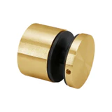 CSO2114, 2" Ø Diameter Round Standoff for Glass Railing with 1-1/4" Projection, Stainless steel 316 — CSO2114 — Brushed Gold