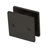 CMFC51X51, Square Glass To Glass Clamp With 3 Sets screws for 3/8" - 3/4" Thick Glass — CMFC51X51 — Matte Black