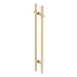 CLLPA48, 48" Locking Ladder Pull, 316 Stainless Steel Tube in 1/16" Thickness — CLLPA48 — Brushed Gold — 48"