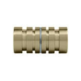 SDK106BBRZ,CRL Brushed Bronze Contemporary Style Back-to-Back Shower Door Knobs