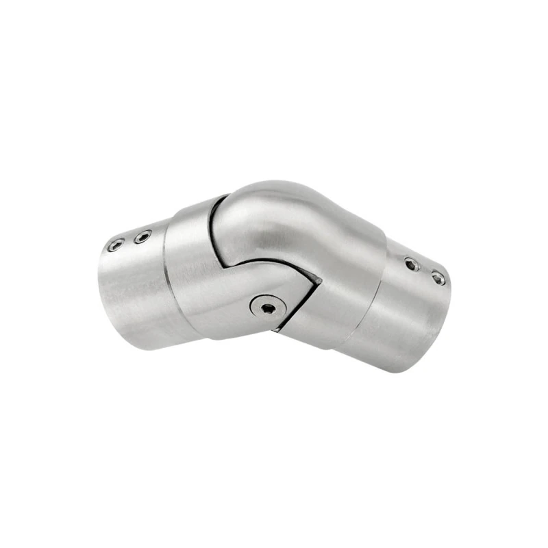 CVE-D424, Flexible swivel vertical elbow for Ø1 5/8" slotted tube — CVE-D424 — Polished Stainless Steel