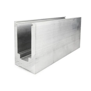 CCRL8BS, Solid Aluminium Base shoe For 1/2" -9/16" thickness glass — CCRL8BS — 120