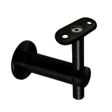 CHBF732, Wall Mount Fixed Handrail Bracket For Square Tube — CHBF732 — Matte Black