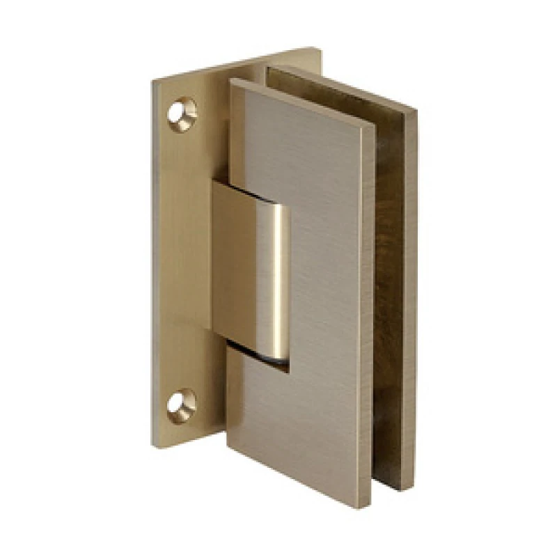 V1E037BBRZ,CRL Brushed Bronze Vienna 037 Series Wall Mount Full Back Plate Hinge — V1E037BBRZ