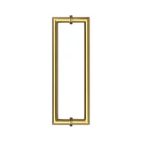 CMT, Round Tubing Mitered Corner Back to Back Pull Handle — CMT24X24