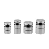 1-1/2" Ø Diameter Standoff, Adjustable Round Standoff for Glass Railing, Stainless steel 316 — CS0A112112 — 1-1/2" — Polished Stainless Steel