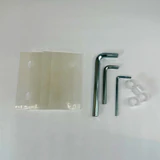 CY11WS, Glass to Wall Heavy Duty Hinge for 3/8" to 5/8" Thickness Glass, flat pin — CY11WS — Brushed Stainless Steel