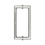 CMT, Round Tubing Mitered Corner Back to Back Pull Handle — CMT12X12