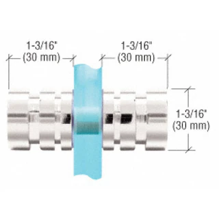 CRL Contemporary Style Back-to-Back Shower Door Knobs — SDK106