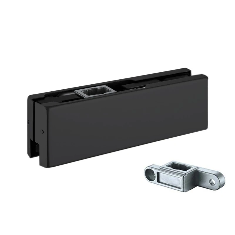 CPH10 Bottom Door Patch Fitting — CPH10 — Matte Black