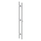 CLLPA48, 48" Locking Ladder Pull, 316 Stainless Steel Tube in 1/16" Thickness — CLLPA72 — Polished Stainless Steel — 72"