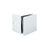 CSGC037, Fixed Panel Square Clamp With Leg for Frameless Shower Door — CSGC037