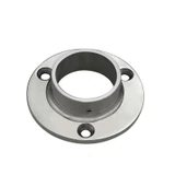 CFL-424, Round Flange Stainless Steel 316 for Ø 1 3/4" Diameter Round Handrail Tube — CFL-424 — Brushed Stainless Steel