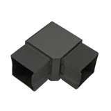 CE90-4040, 2-Way Structural Fitting Handrail Connector 90° for 1-1/2“ X 1-1/2" Square Tubing — CE90-4040 — Matte Black