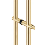 CLLP, Locking Ladder Pull, 304 tube in 1/16" thickness — CLLP84 — Brushed Gold — 84"