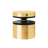CSO2114, 2" Ø Diameter Round Standoff for Glass Railing with 1-1/4" Projection, Stainless steel 316 — CSO2114 — Brushed Gold